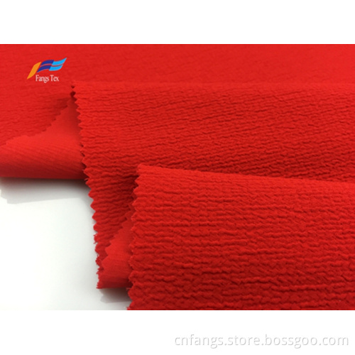 100% Polyester Dyed Bubble Crepe SSY Lady Fabric